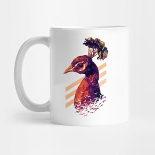 Peacock Sunset Mug